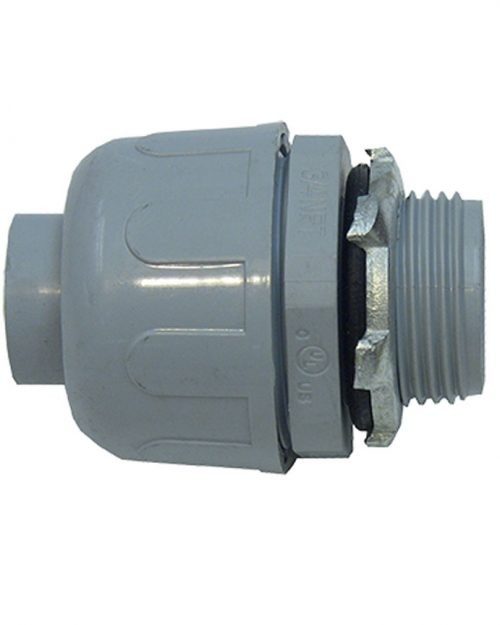 CONECTOR RRECTO LIQUID-TIGHT NO-METALICO DE 3/4, MCA. CHD.