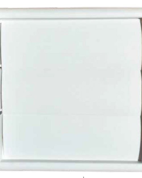 REJILLA CON VENTILAS 4″ DE ABS, ACABADO BLANCO PARA EXTERIORES, P/CUBRIR SALIDA EXTRACTOR | MASTERFAN