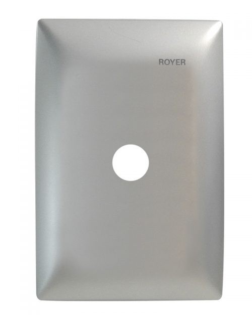 PLACA SALIDA DE CABLES PLATA | ROYER 100