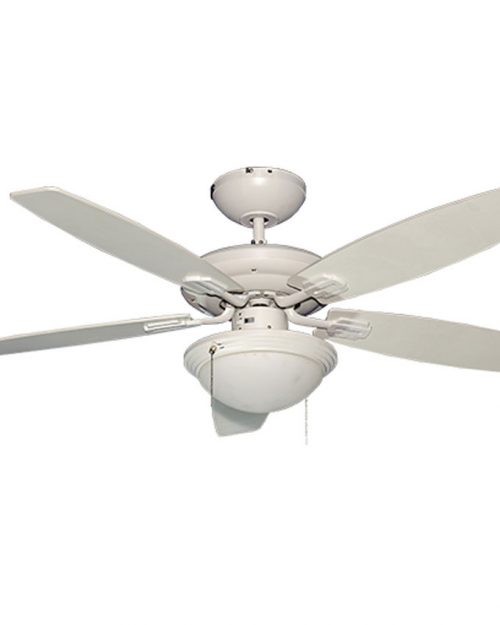 VENTILADOR DECORATIVO 52″ C/LUZ 2X60W E26 5 ASPAS REVERSIBLE SATINADO 3 VEL. 110/127V | MASTERFAN