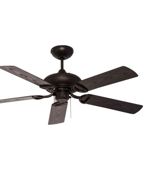 VENTILADOR DECORATIVO 52″ P/EXTERIOR, S/LUZ 5 ASPAS DE ABS, 3 VEL. 110/127 V, ACABADO CHOCOLATE | MASTERFAN