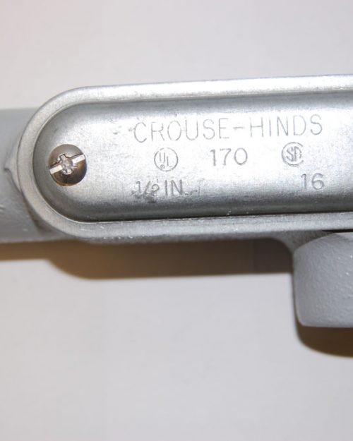 CONDULET SERIE 7 OVALADO LL CON TAPA DE 13MM. ( 1/2 ), CHD.