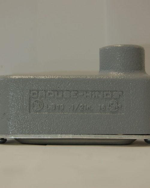CONDULET SERIE 9 LB C/T. DE 13MM (1/2), MCA. CHD.