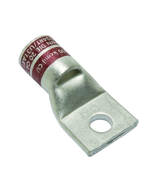 Zapata Terminal De Cobre Cal. Del Con. 2 Awg Tor. De 3/8 Mca. Burndy