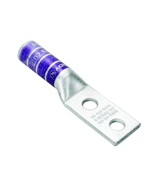 Zapata Terminal De Cobre Cal. Del Con. 250 Mcm Tor. De 1/2 Mca. Burndy