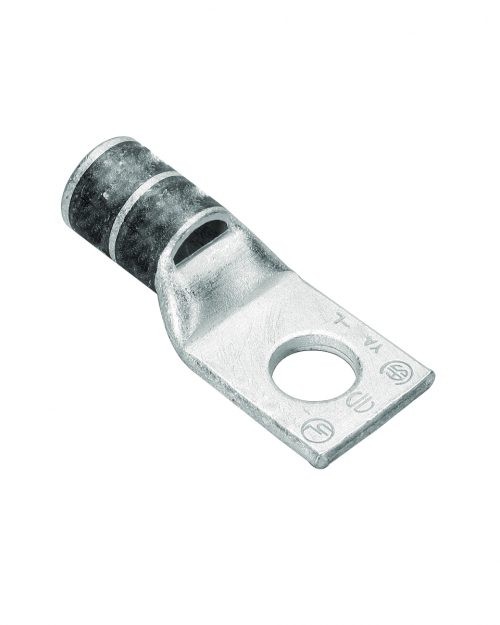 Zapata Terminal De Cobre Cal. Del Con. 4 Awg Tor. De 3/8 Mca. Burndy