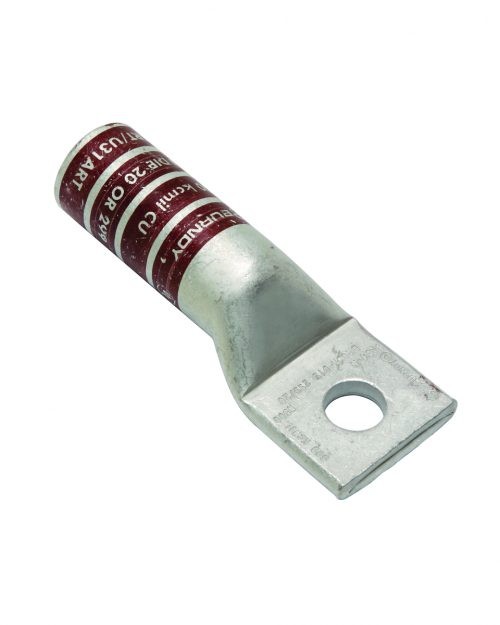 Zapata Terminal De Cobre Cal. Del Con. 500 Mcm Tor. De 1/2 Mca. Burndy